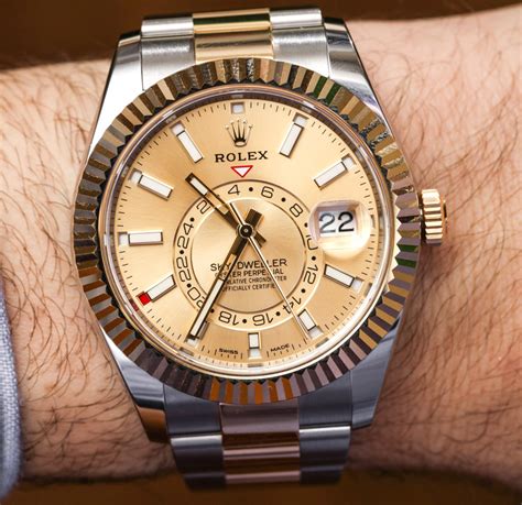 all gold rolex sky dweller|rolex sky dweller gold 2021.